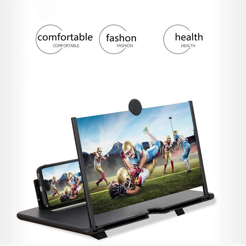 10/12 Inch HD Mobile Phone Screen Amplifier - Eye Protection & Anti-Blue Light Magnifying Glass