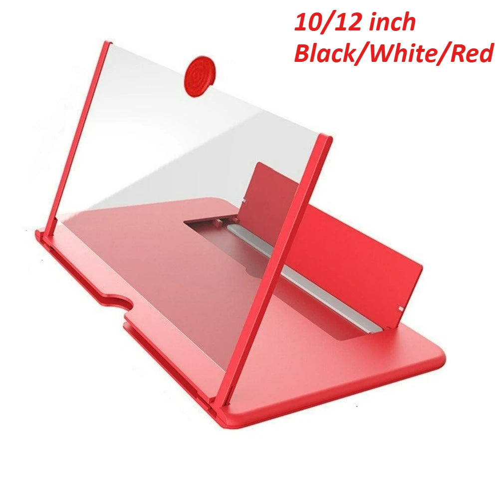 10/12 Inch HD Mobile Phone Screen Amplifier - Eye Protection & Anti-Blue Light Magnifying Glass