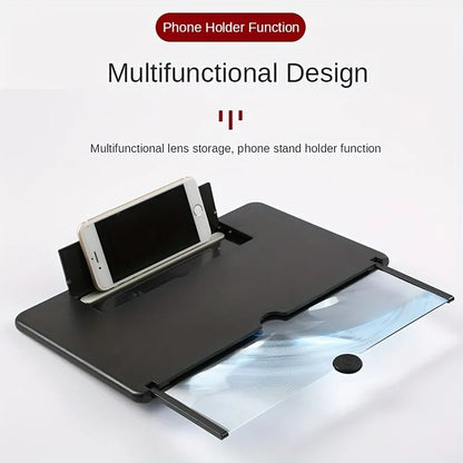 10/12 Inch HD Mobile Phone Screen Amplifier - Eye Protection & Anti-Blue Light Magnifying Glass